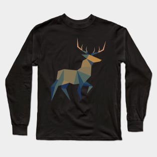 Deer Polygon Long Sleeve T-Shirt